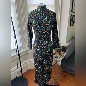 Samantha Pleet Black Illuminated Dress - Medium